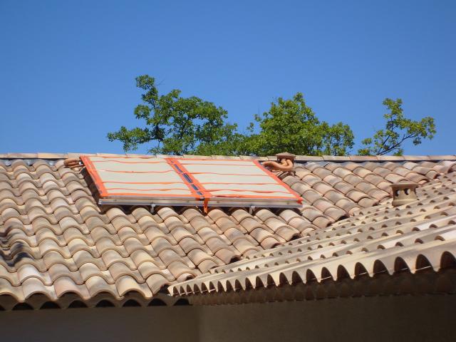 Chauffe-eau solaire au Puy-Sainte-Réparade